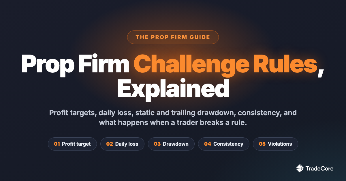 Prop Firm Challenge Rules Explained: Targets, Drawdown, Daily Loss and Consistency